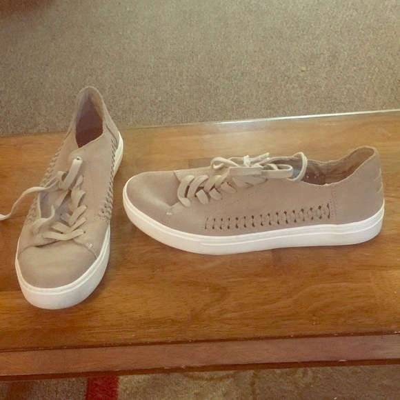 Shoes - TOMS sneakers, tan color